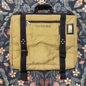 The Club Glove Suit Garment Bag Travel Golf Olive Green